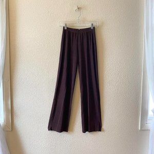Dark Brown Flare Trousers